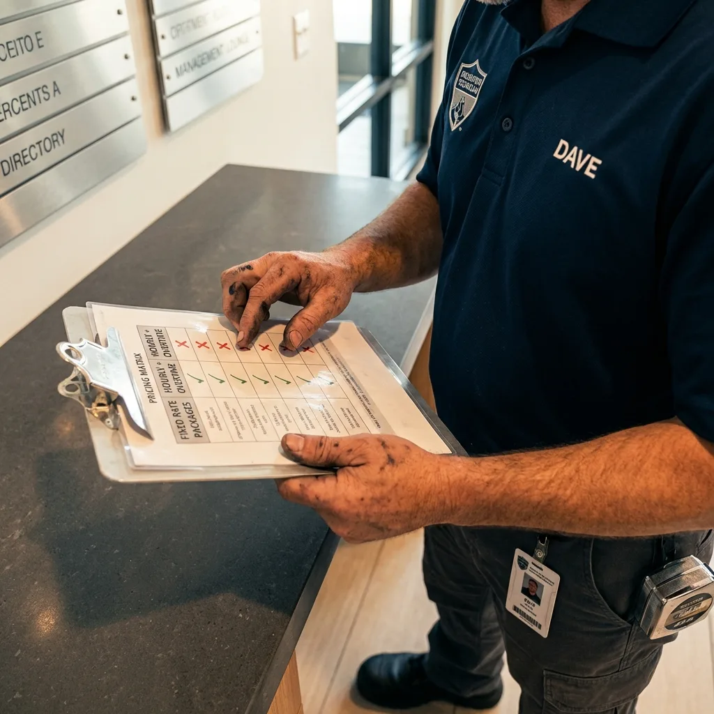 Cost comparison table showing flat rate structure versus hidden hourly overtime charges in Reidsville apartment moving.